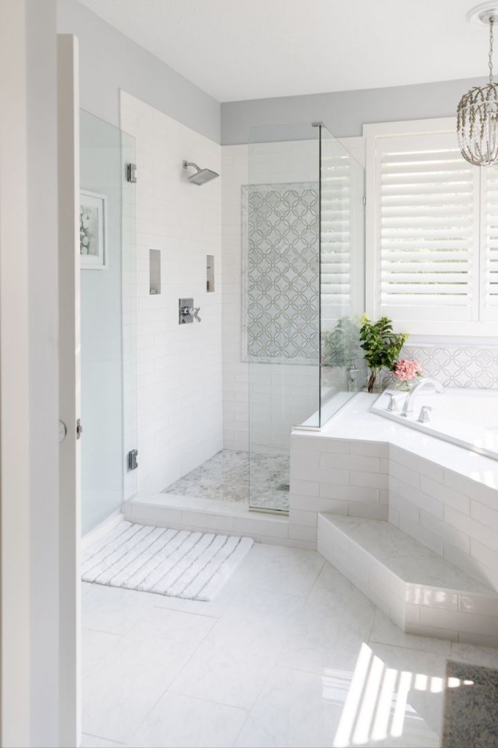 Classic and Timeless Gray-and-White Bathroom Ideas