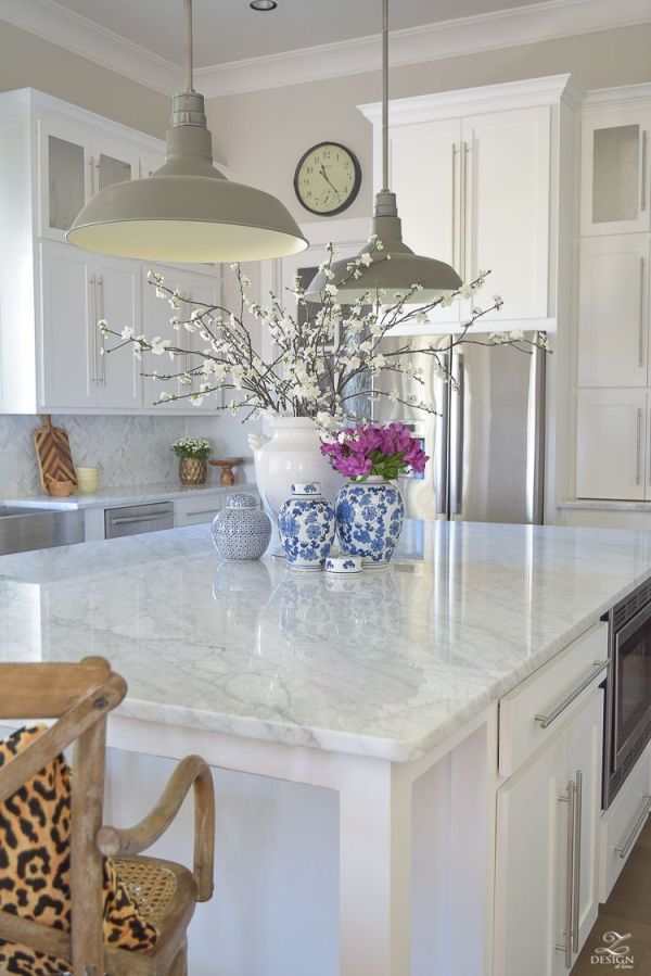 Simple Tips for Styling Your Kitchen Island - ZDesign At Home